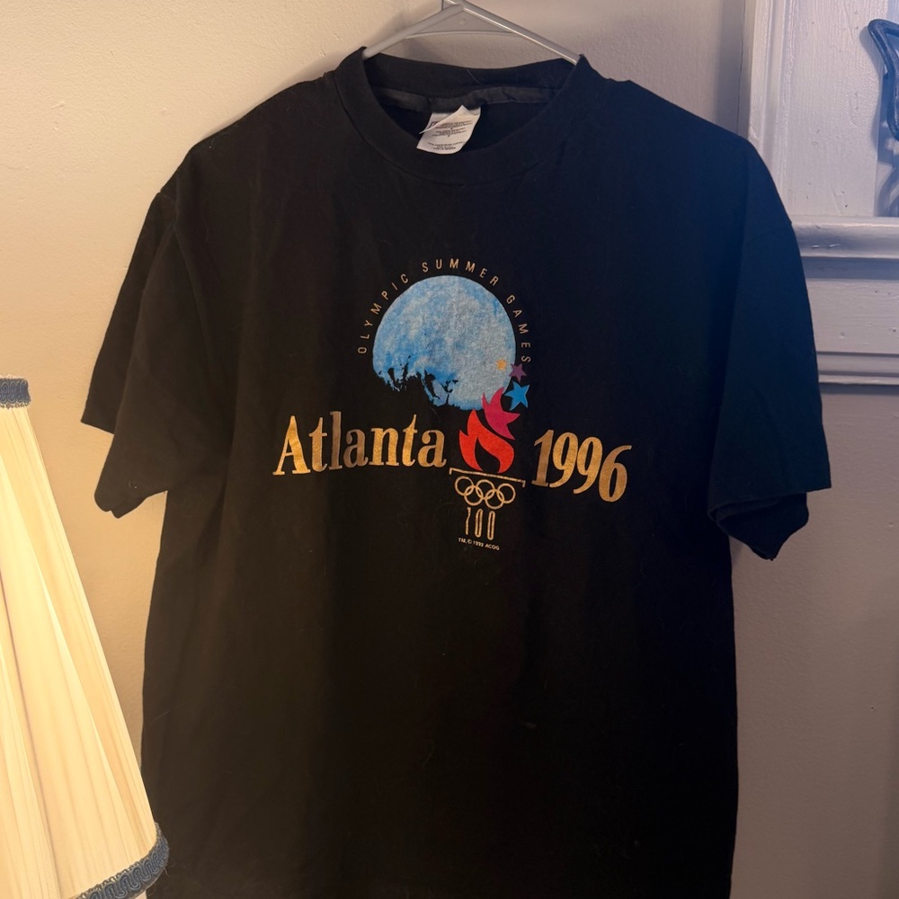 Atlanta 1996 Olympic Black T-Shirt